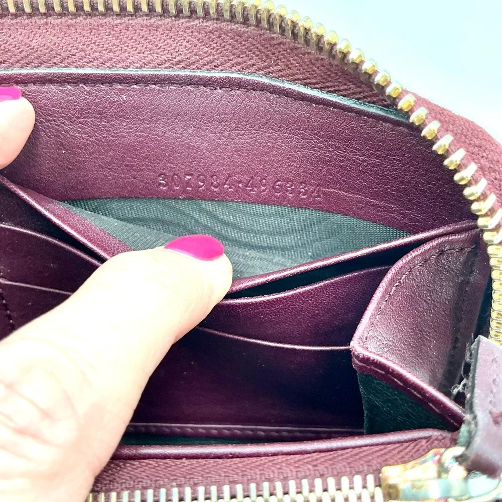 Gucci Python Bamboo Tassel Zippy Wallet #1119 - Picture 6 of 6